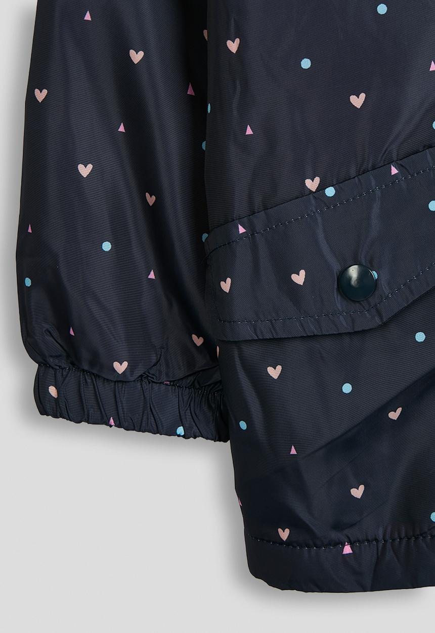 Pop Candy - Jacket with side flap pockets - navy aop