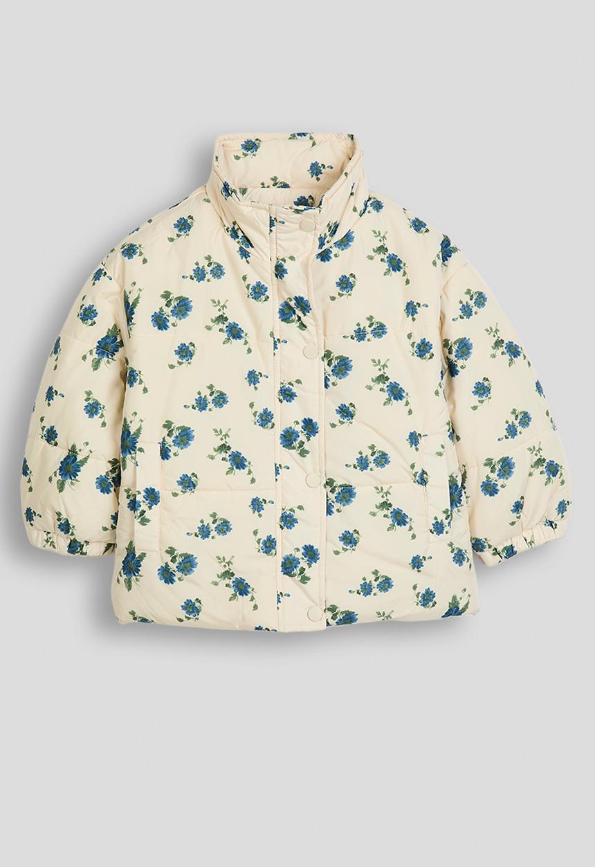 Pop Candy - Puffer jacket - cream floral aop