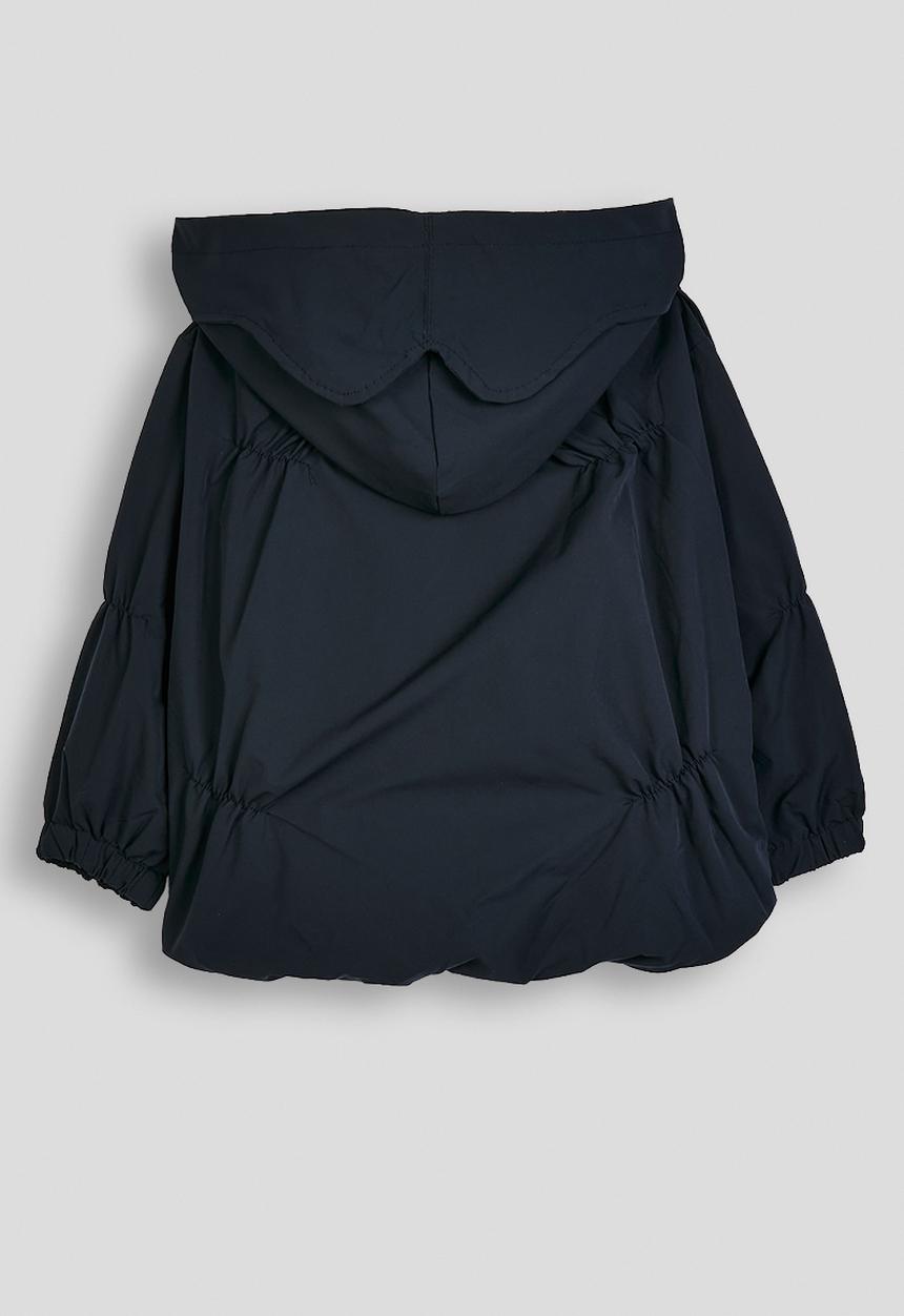 Pop Candy - Hooded puffer jacket with matching crossbody bag - navy
