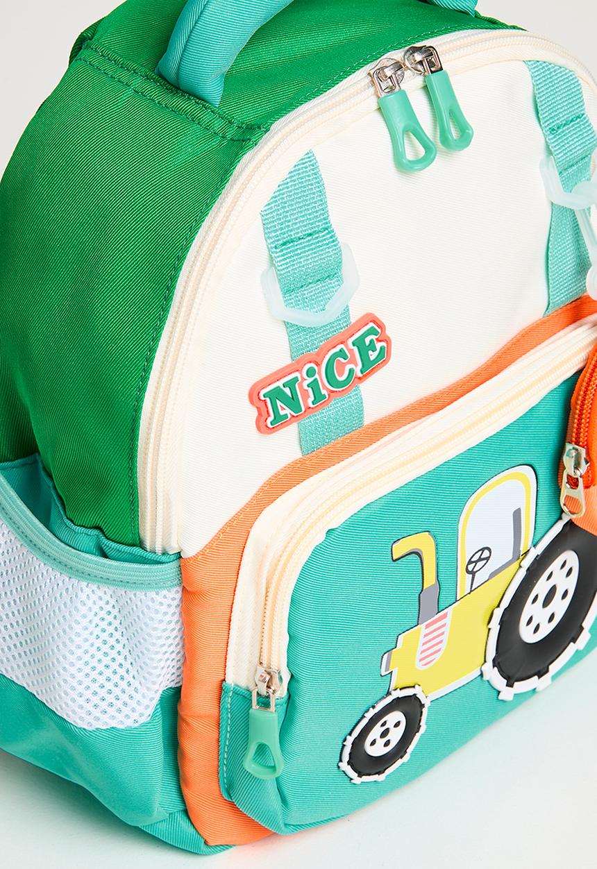 Pop Candy - Tractor backpack - green/multi