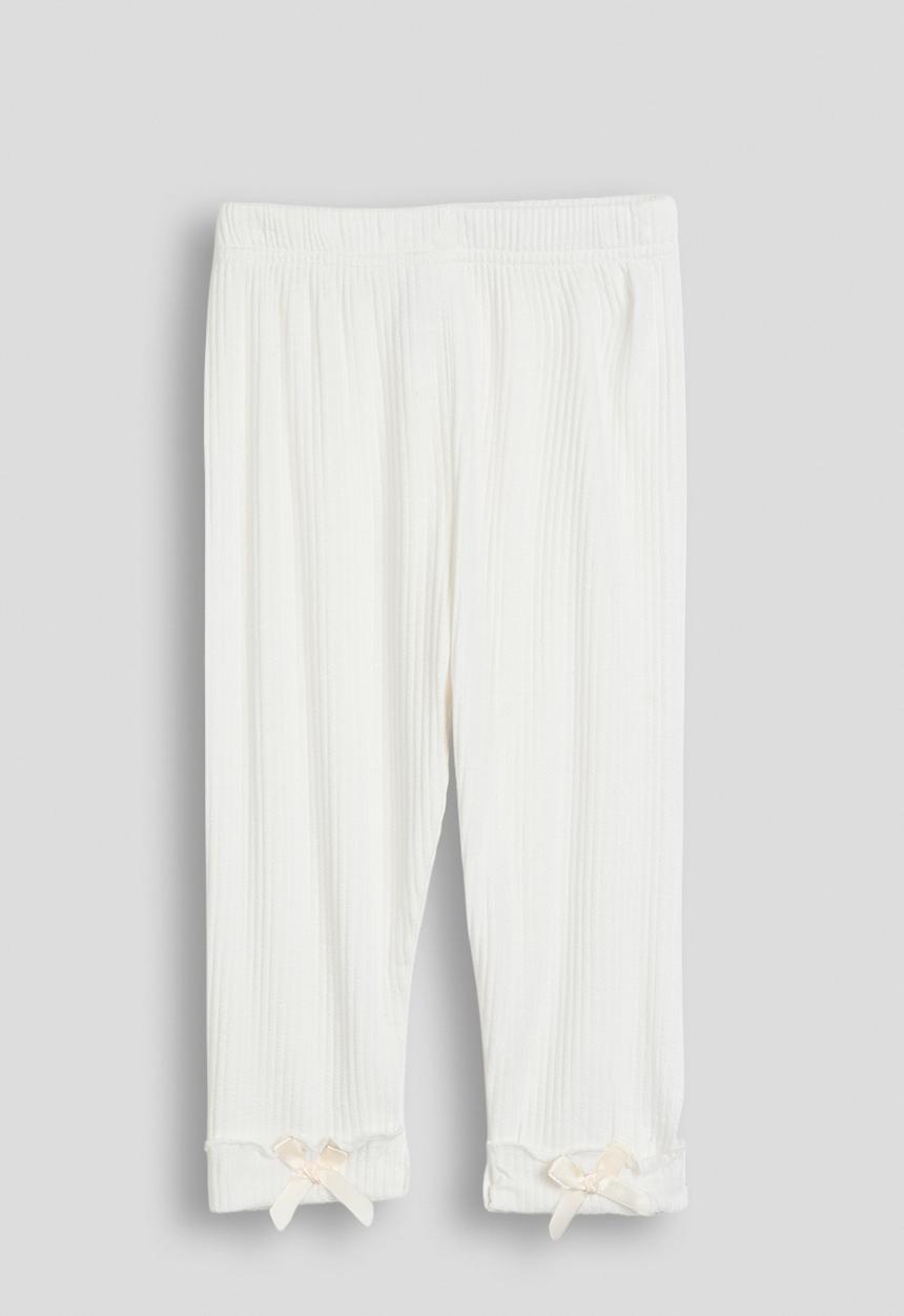 Pop Candy - Leggings with bows - white
