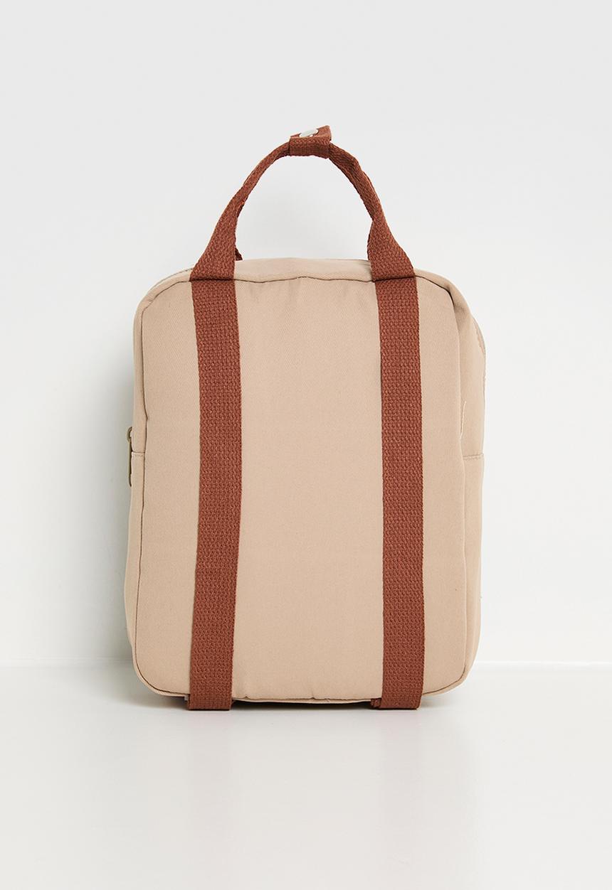 Pop Candy - Textured dino backpack - wheat brown/multi
