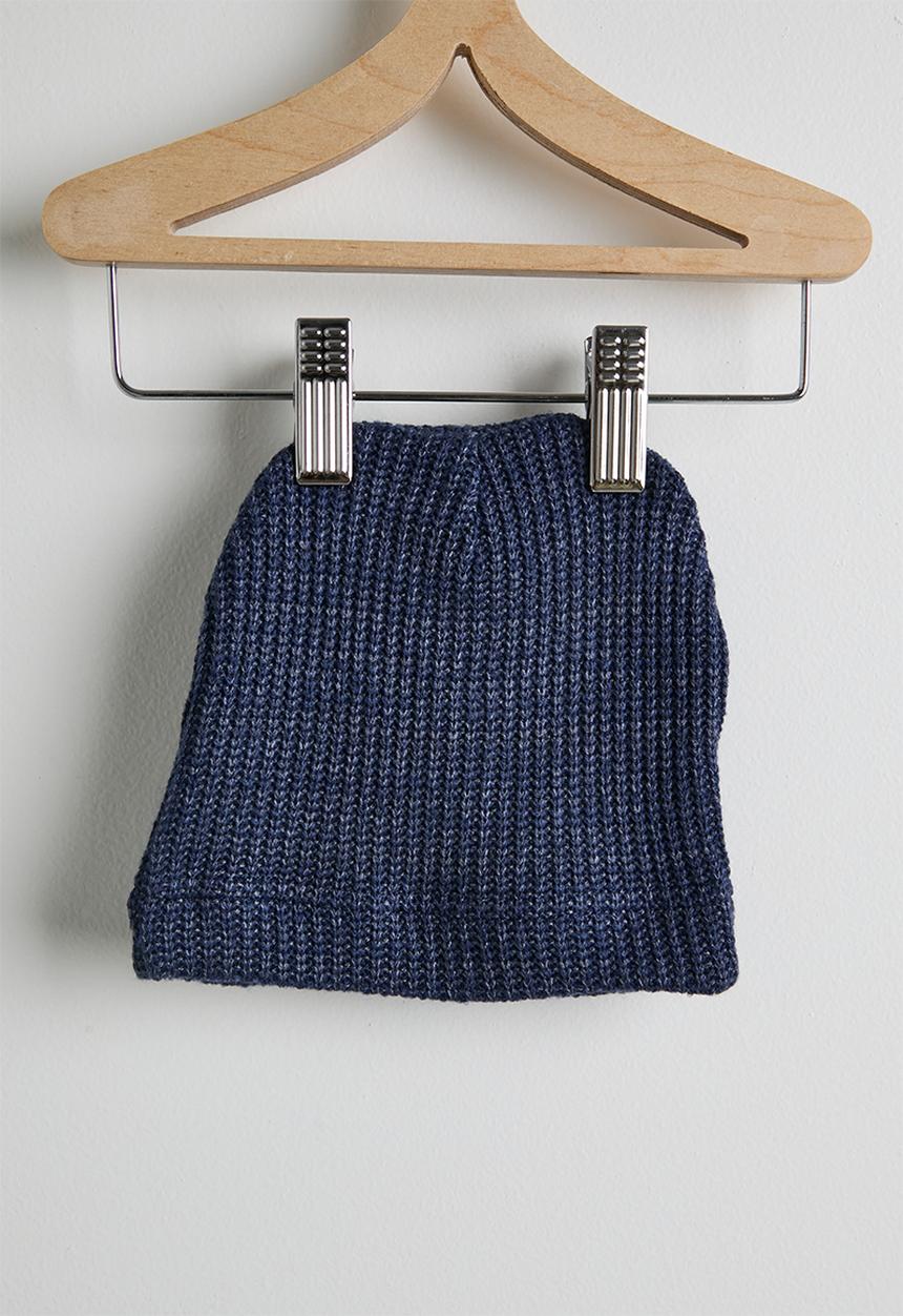 Pop Candy - Long sleeve bodysuit with beanie - navy stripes/navy