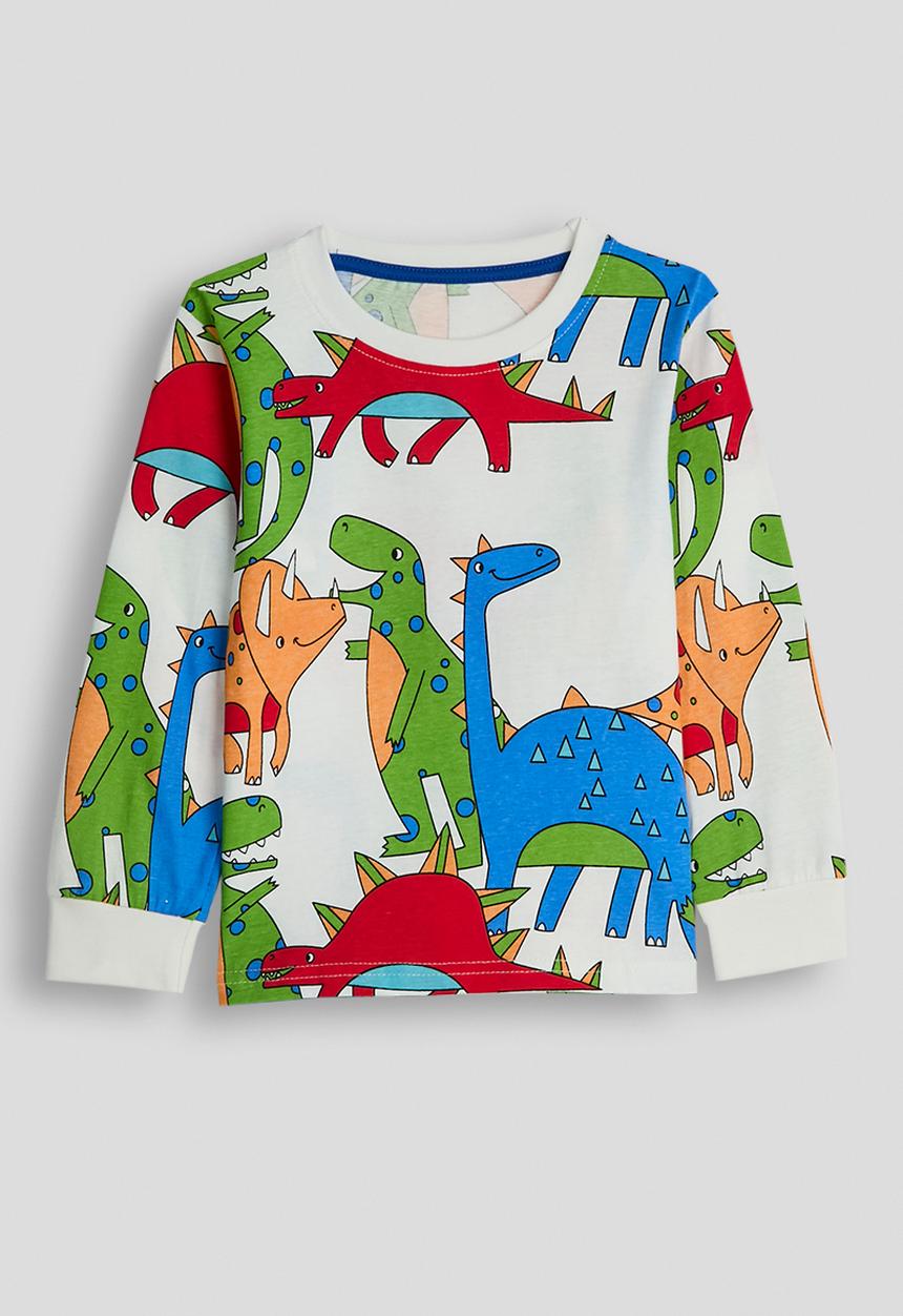 Pop Candy - Pj set - off white/dino aop