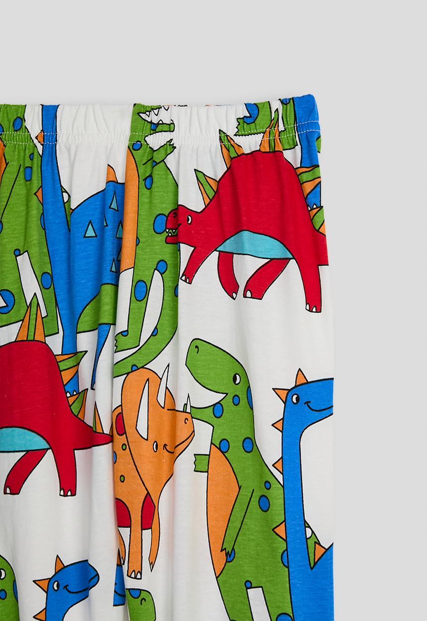 Pop Candy - Pj set - off white/dino aop