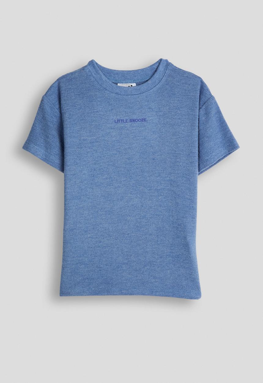 Cotton On - Cuddlecosy Short Sleeve Pyjama Top Multipack - Blue Bonnet Marle/In The Navy Marle