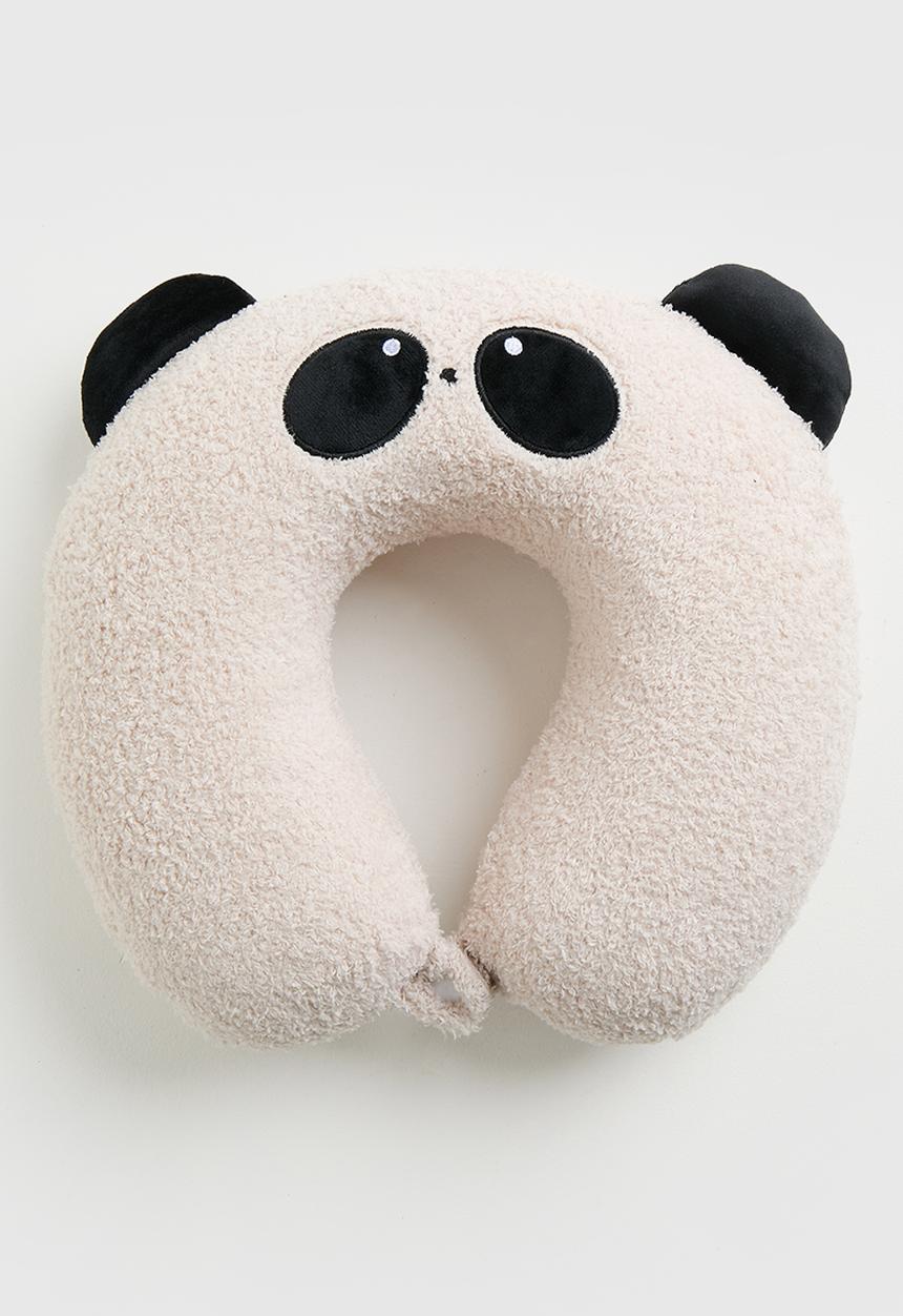 Pop Candy - Novelty travel pillow - bone white/black