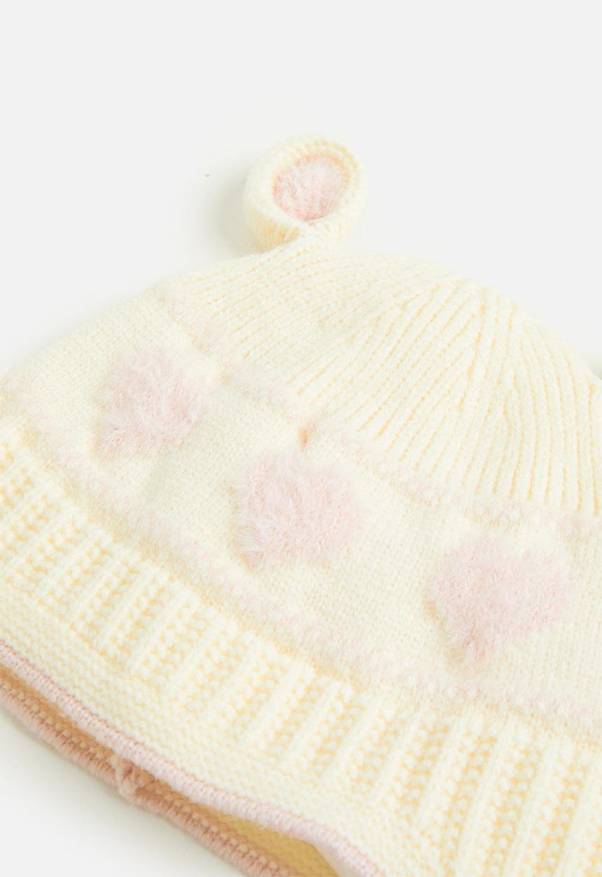 Pop Candy - Wool beanie - cream