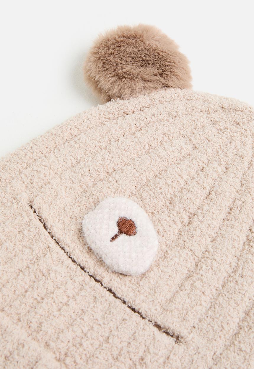 Pop Candy - Soft bear beanie - light brown