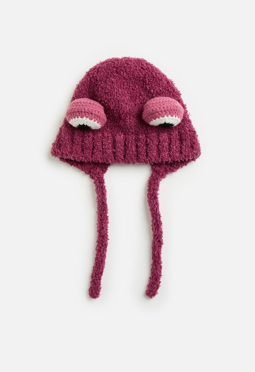 Pop Candy - Frog beanie - rouge pink