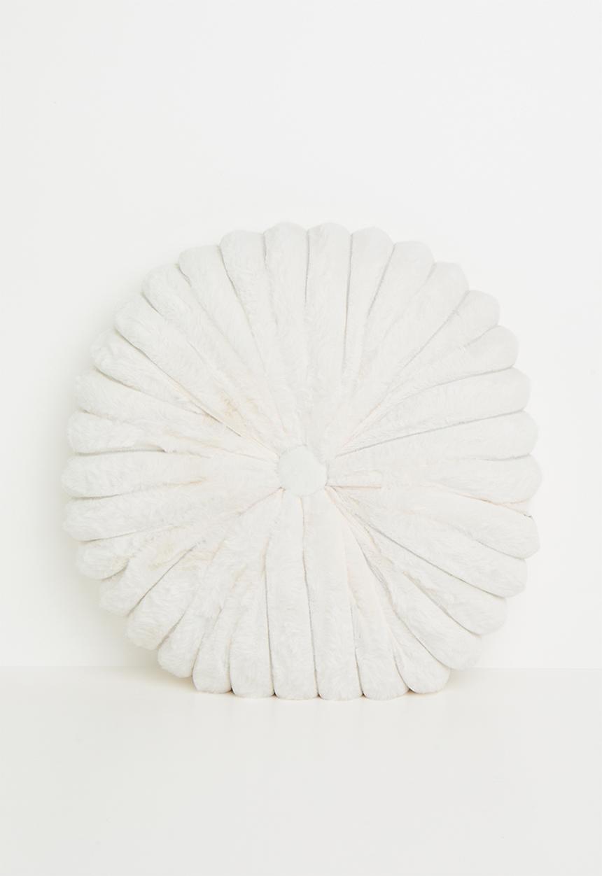H&S - Flora round cushion - Off white