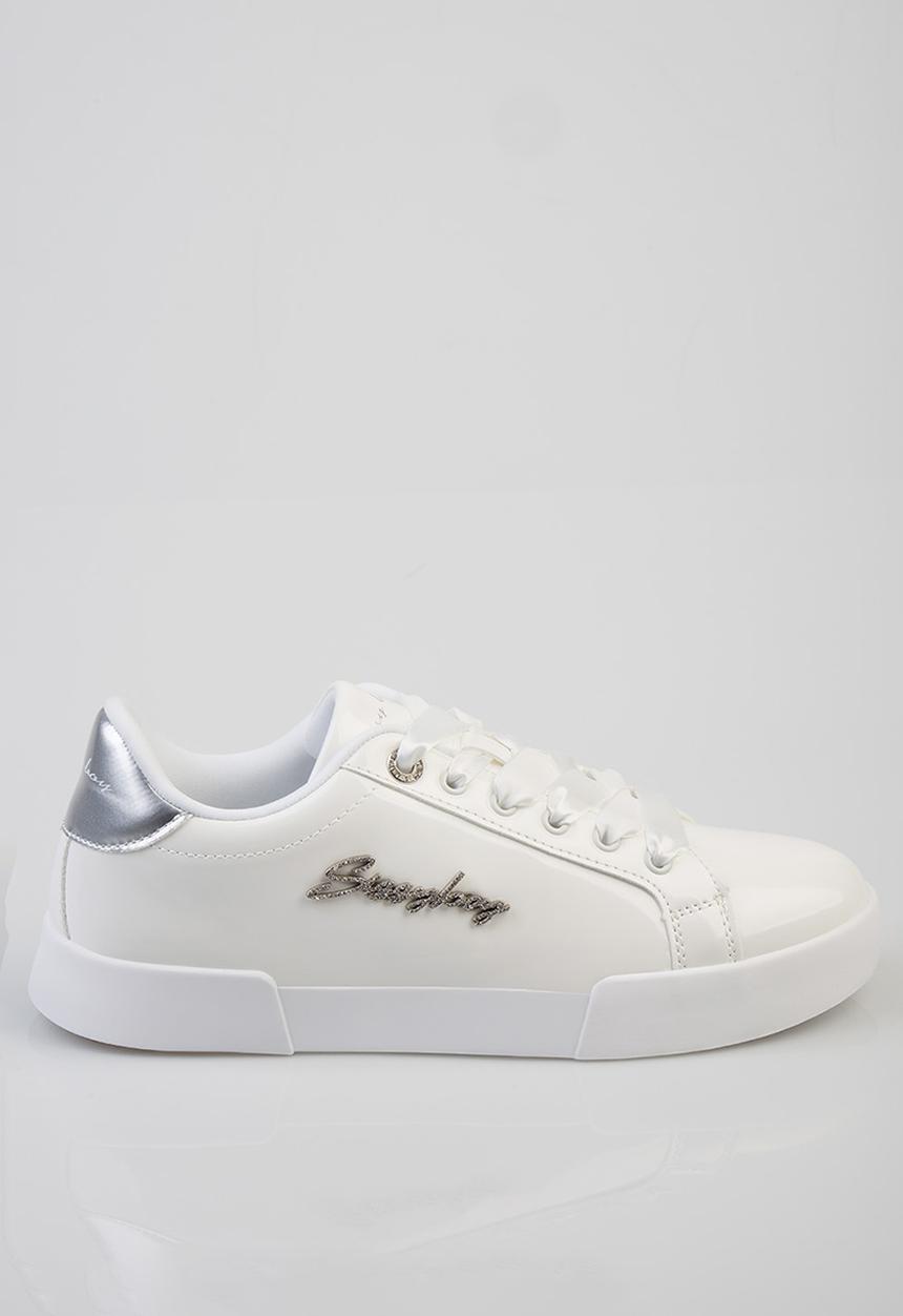 SISSY BOY - Patent combo bling - white