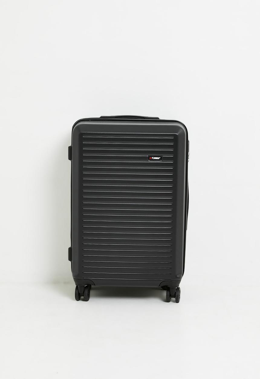 H&S - Noir 4 wheel travel set of 3 - Black