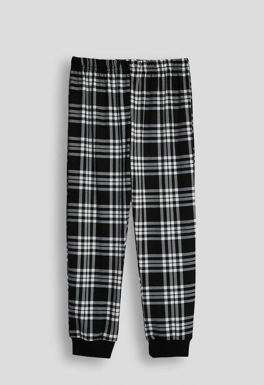 Pop Candy - Spacesaur pj set - grey/check