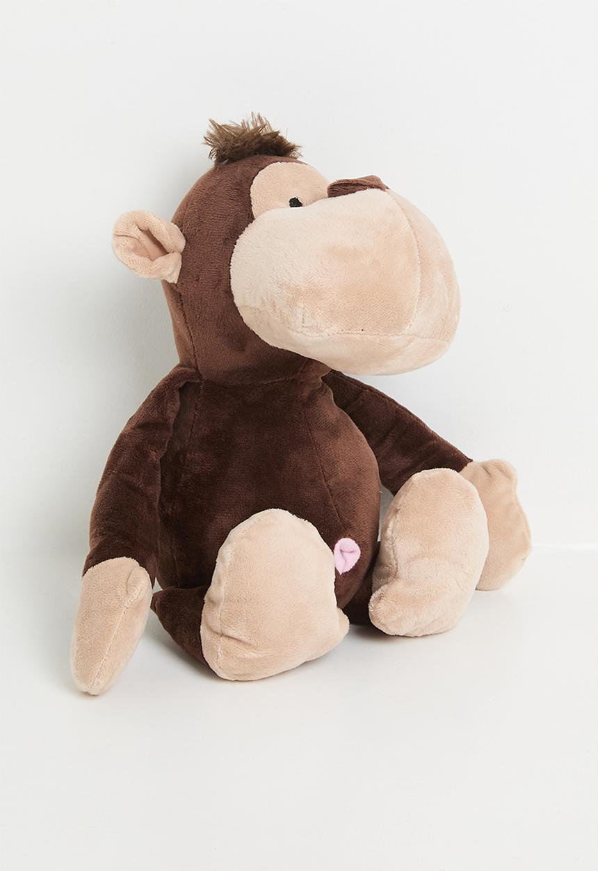 H&S - Plush Monkey Doorstop - Brown