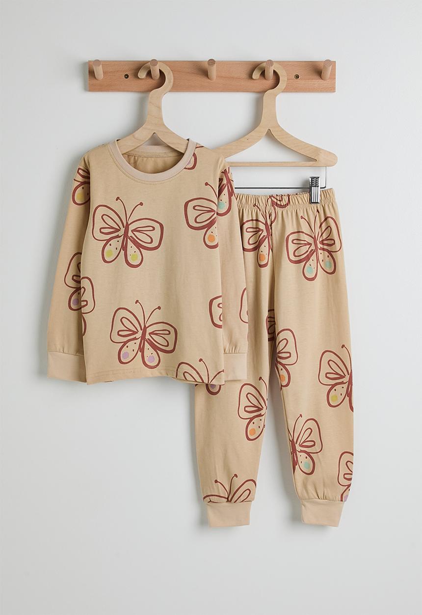 Pop Candy - Pj set - beige/bow aop