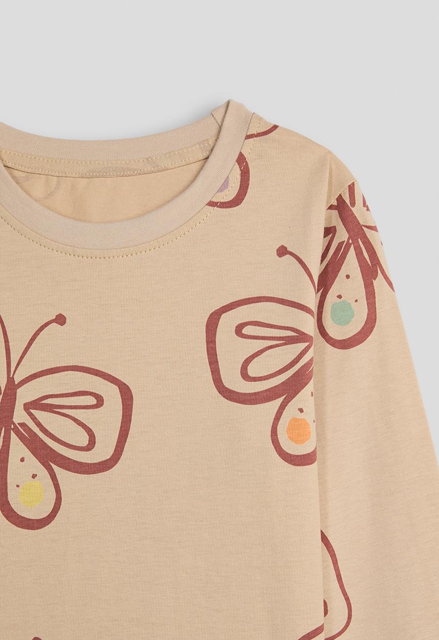 Pop Candy - Pj set - beige/bow aop