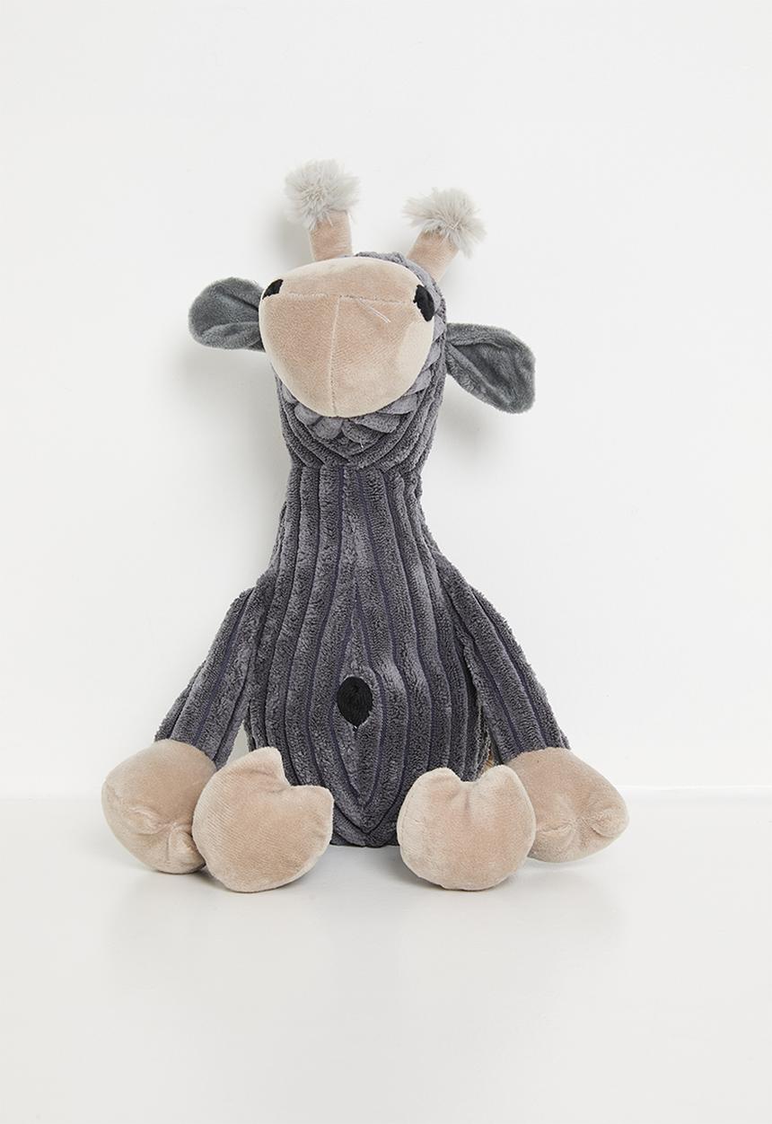 H&S - Plush Raffie Doorstop - Grey