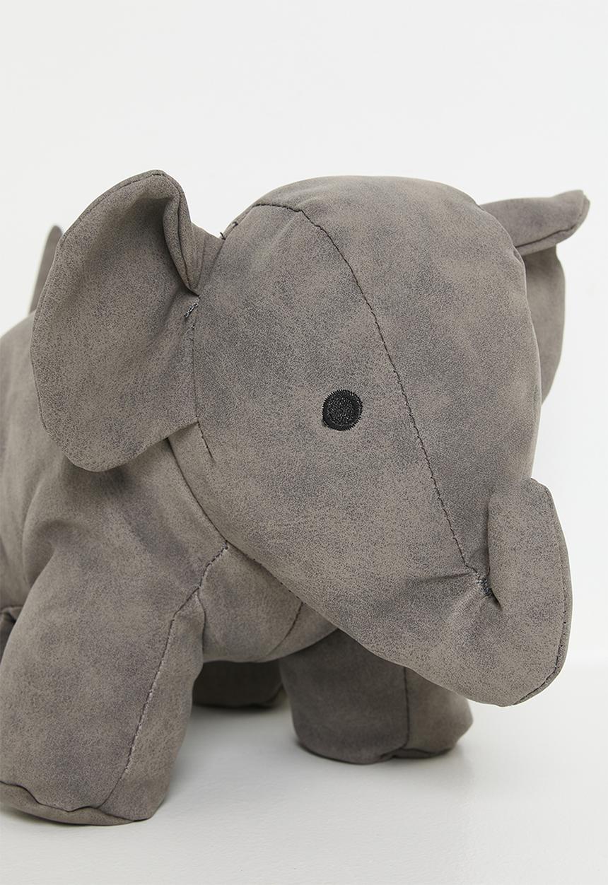 H&S - Plush Ellie Doorstop - Charcoal