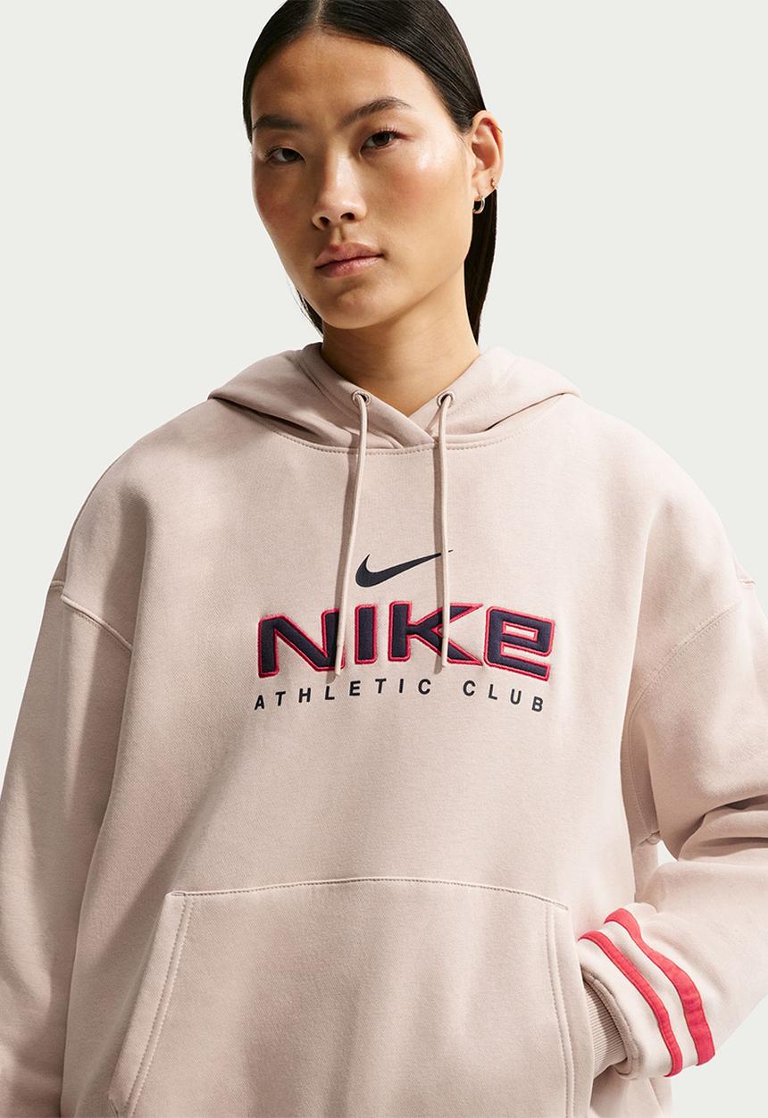 Nike - W Nsw Cls+ Phnx Flc Os Po Hood - Sanddrift