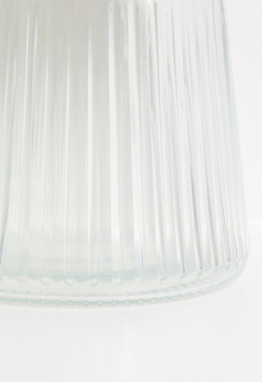 Excellent Houseware - Busa glass storage jar - Clear