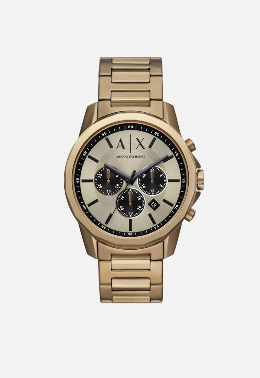 Armani Exchange - Banks Chronograph Watch - Bronze/Gold
