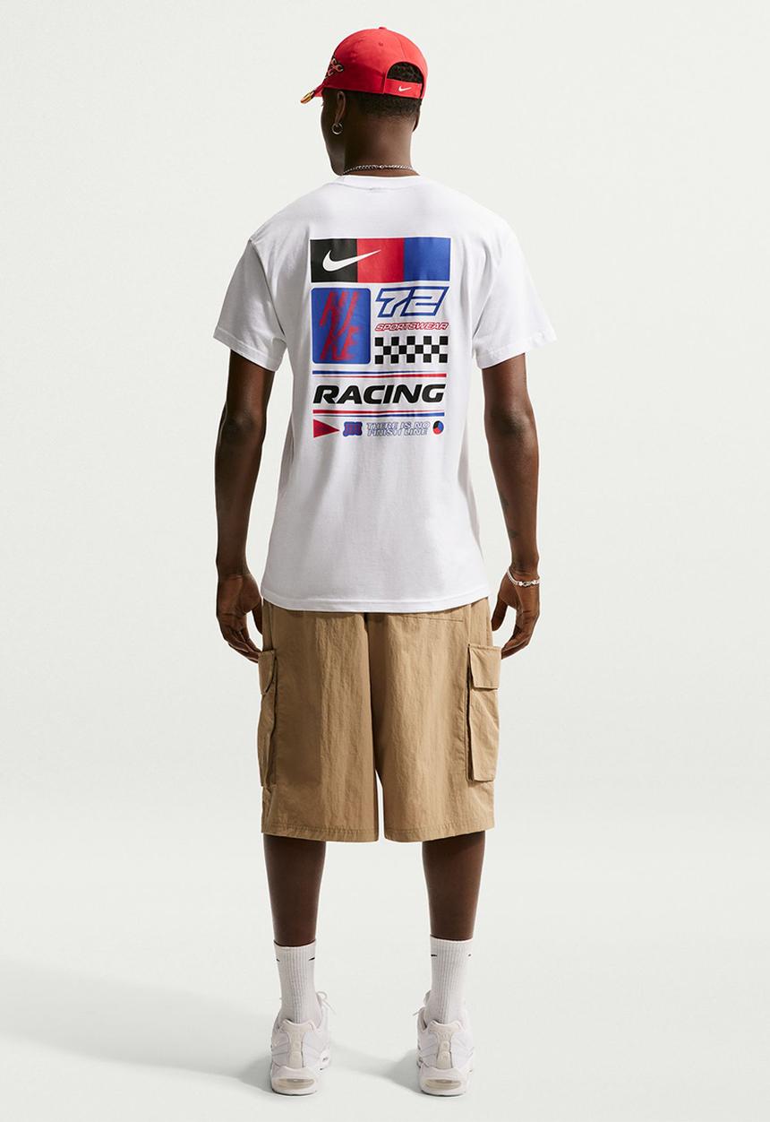 Nike - NSW 72 Racing Gfx Tee - White/Ass