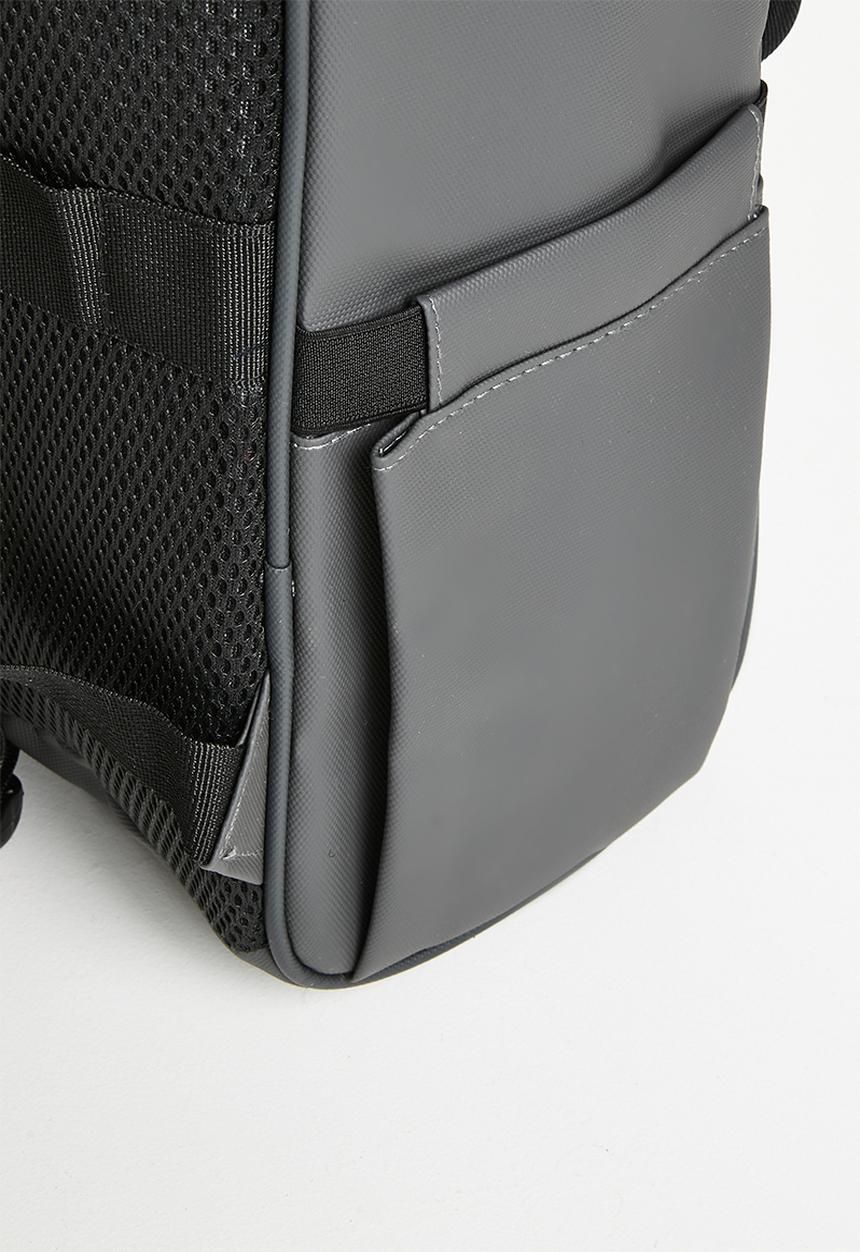 Pop Candy - Top loader backpack with strapped pocket - dark grey