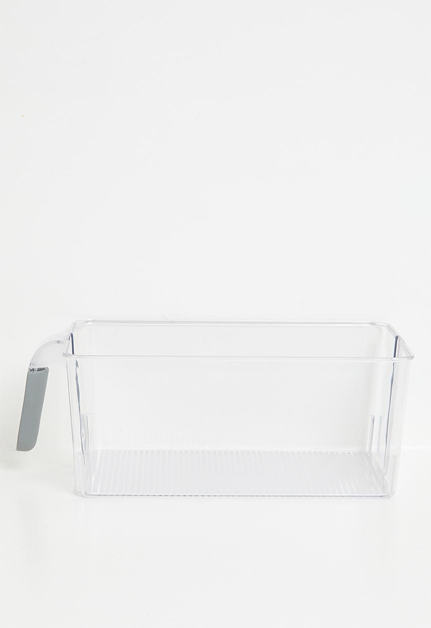 Excellent Houseware - Silicone handle fridge organizer - Clear