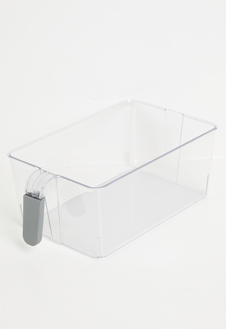 Excellent Houseware - Silicone handle fridge organizer - Clear