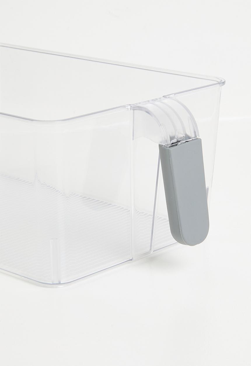 Excellent Houseware - Silicone handle fridge organizer - Clear