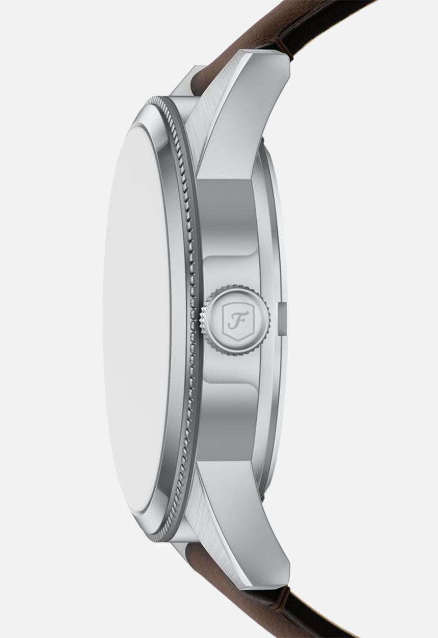 Fossil - Pearson Multifunction  Watch - Silver/Brown