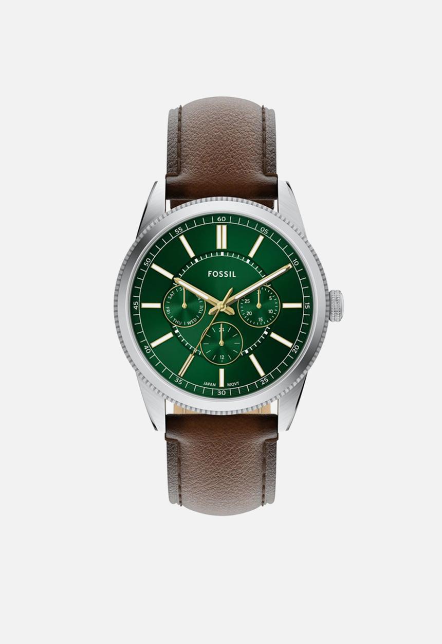 Fossil - Pearson Multifunction  Watch - Silver/Brown