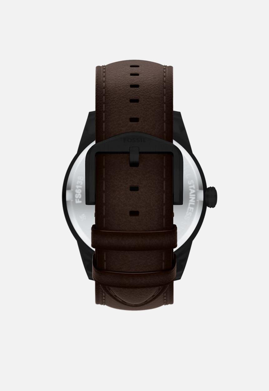Fossil - Pearson Multifunction  Watch - Black/Brown