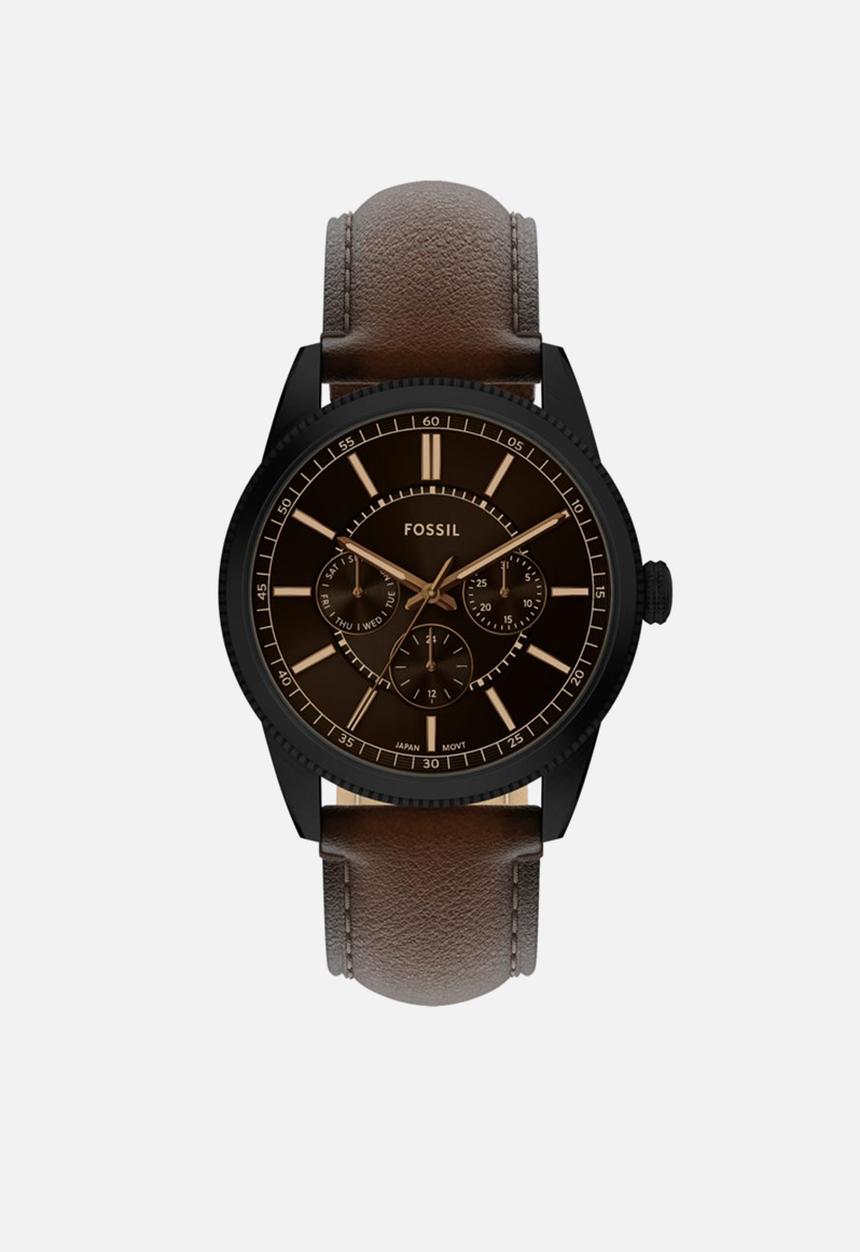 Fossil - Pearson Multifunction  Watch - Black/Brown