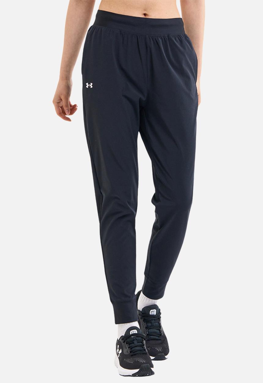 Under Armour - UA Rival Hi Rise Woven Pant - Black/White