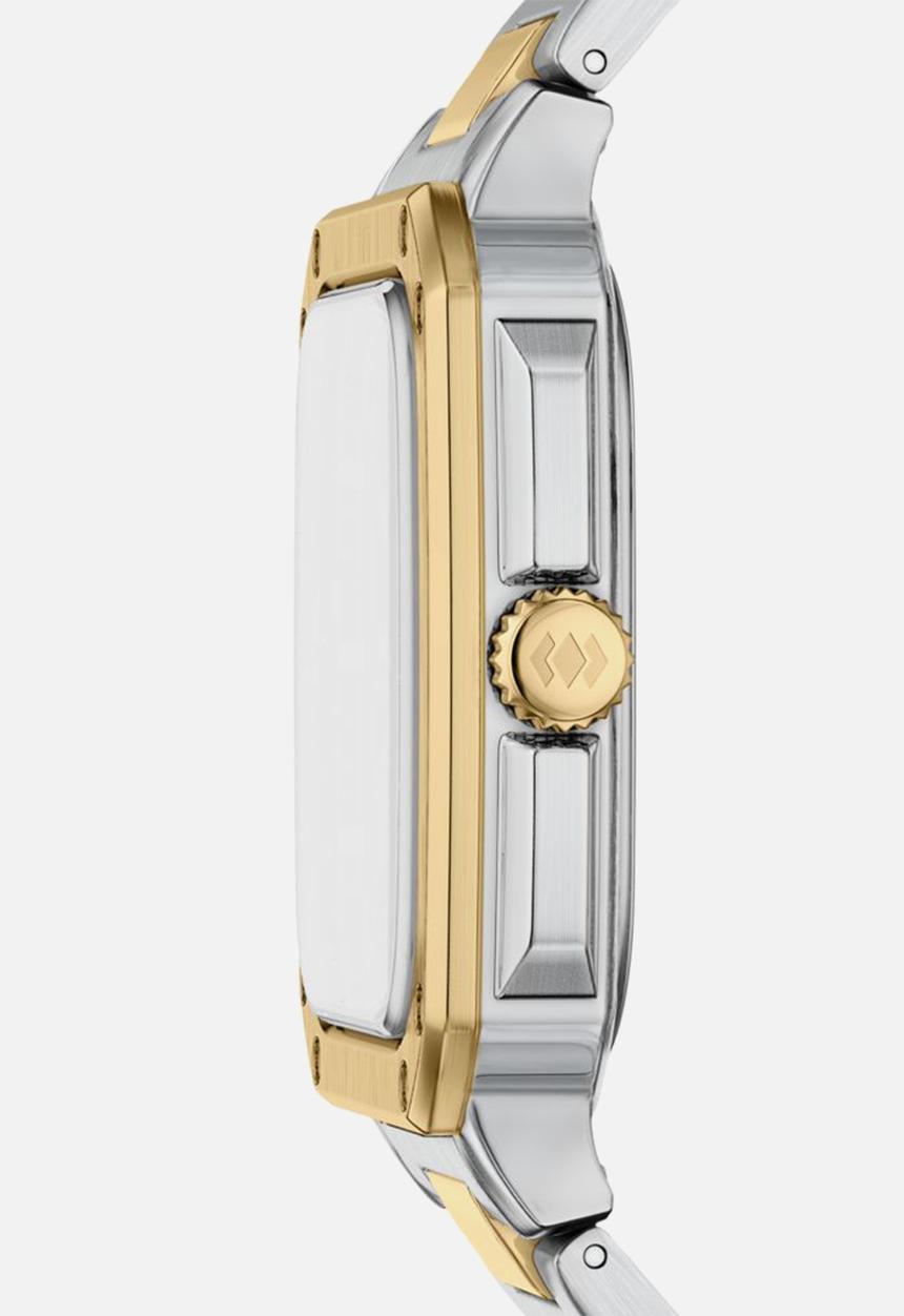 Fossil - Crosby Three-Hand Date Two-Tone  Watch - Gold & Silver