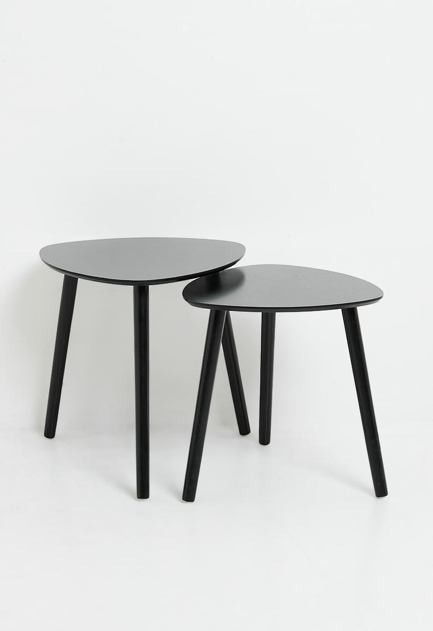 H&S - Mila Nested Side Tables - Black