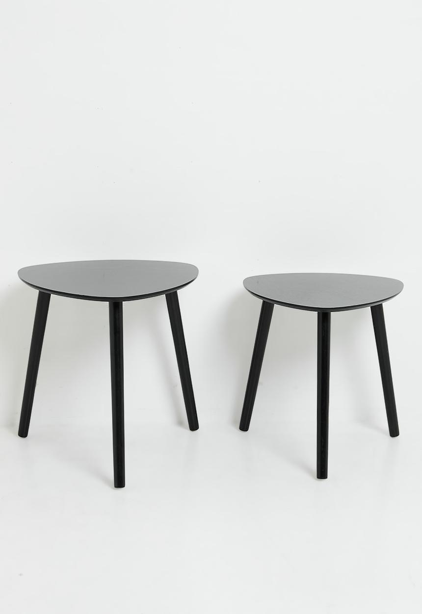H&S - Mila Nested Side Tables - Black