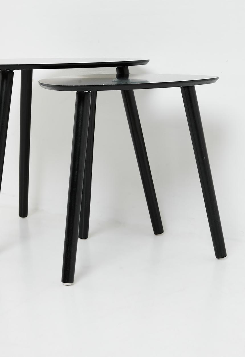 H&S - Mila Nested Side Tables - Black