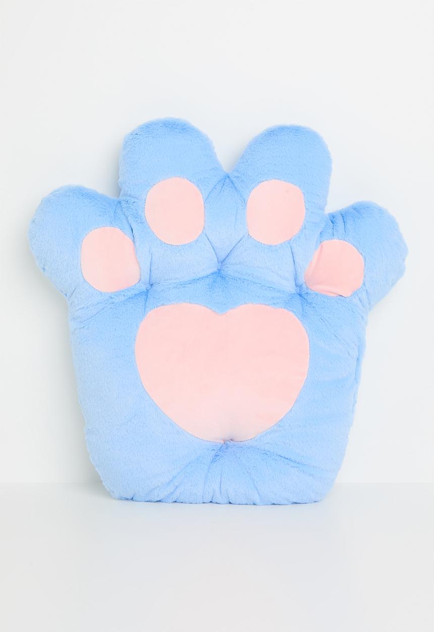 Pop Candy - Super soft paw cushion - blue & pink