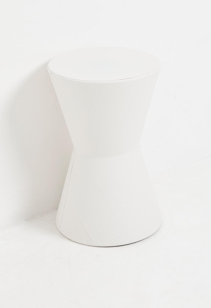 H&S - Strata Side Table - White