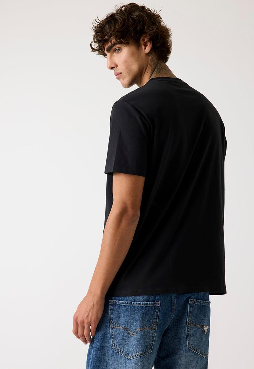 GUESS - Ss Bsc Basic Quattro G Tee - Jet Black A996