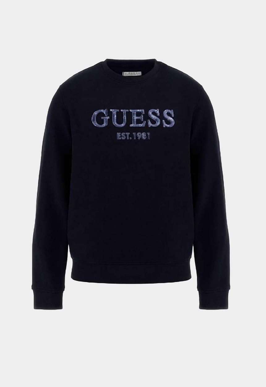 GUESS - Cn Basic Sweatshirt - Smart Blue