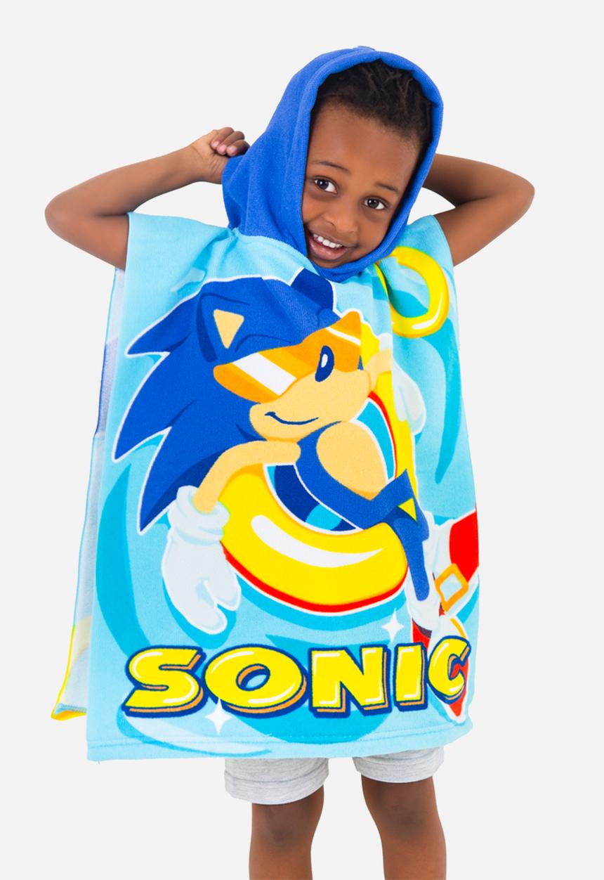 Character Group - Sonic  Hooded Towel - Blue