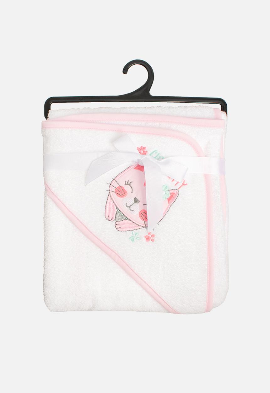 Character Group - Cats Baby Hooded Towel - pink