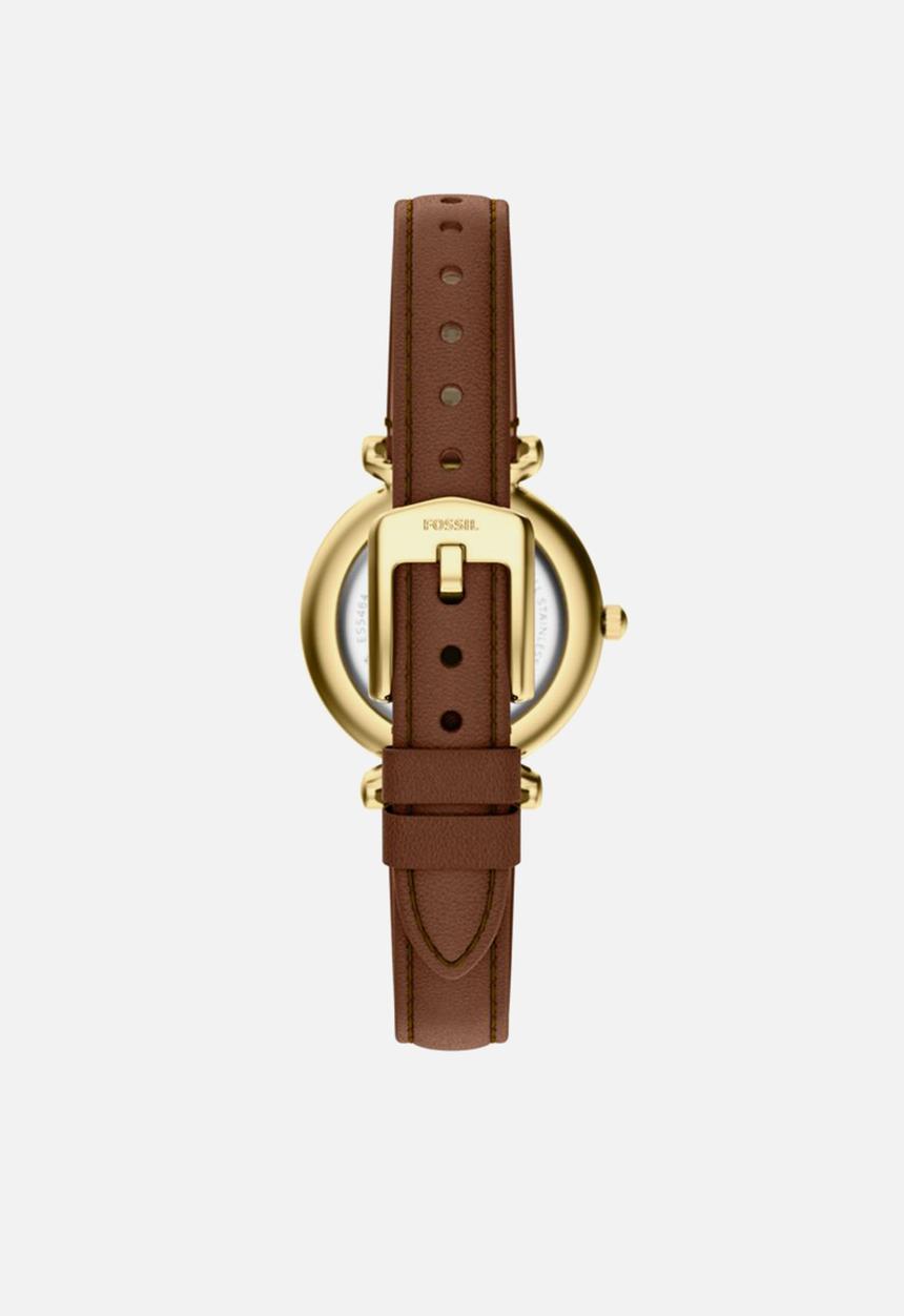 Fossil - Carlie Mini Three-Hand Watch - Brown
