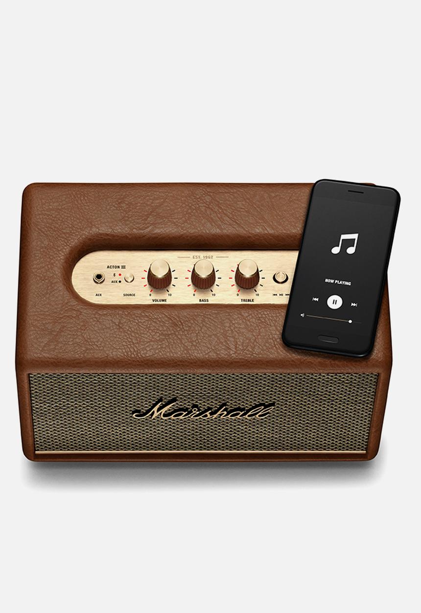 Marshall - Marshall Acton III BT Speaker - Brown