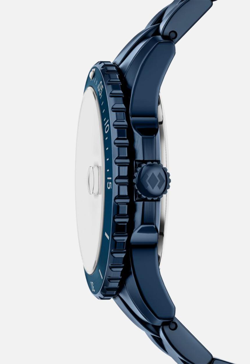 Fossil - Fossil Blue Dive Three-Hand  Watch - Navy