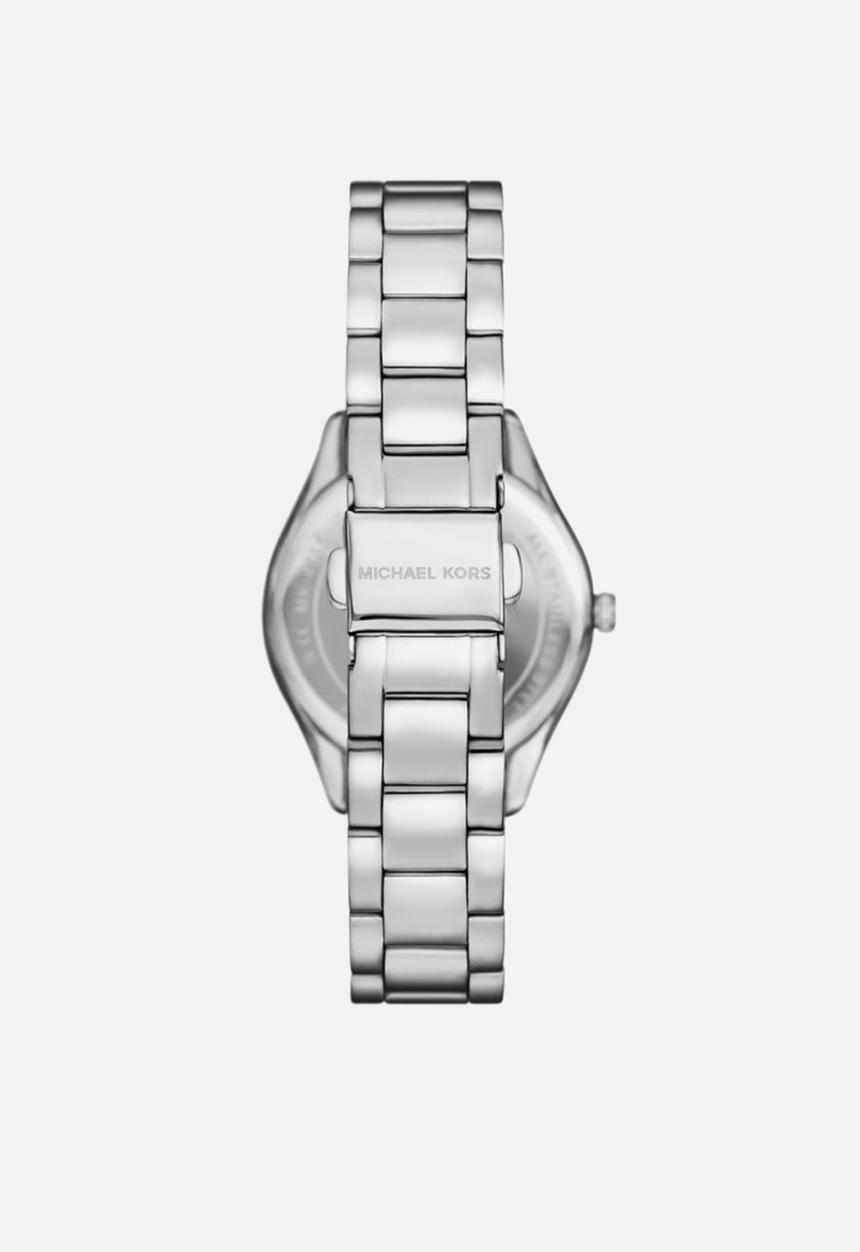 Michael Kors - Lauryn Three-Hand  Watch, Earrings and Necklace Gift Set - Silver